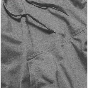 Tmavě šedá dámská mikina (20002) šedá S (36)