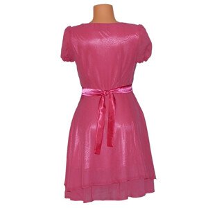 Dámské a šaty středně dlouhé růžové Růžová model 15042337 - OEM Velikost: XL, Barvy: růžová