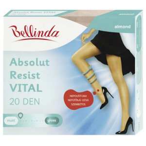 Punčochové kalhoty s podpůrným efektem ABSOLUT RESIST VITAL 20 DEN - BELLINDA - almond S