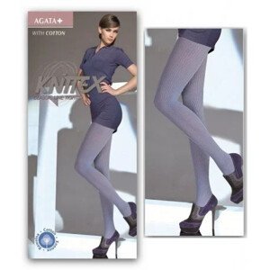 Punčochové kalhoty  model 7449961 - Knittex Velikost: L, Barvy: béžovo/hnědá