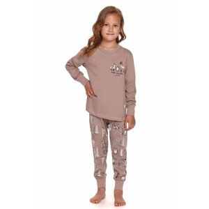 Dětské pyžamo Fox hnědé Barva: hnědá, Velikost: 134/140