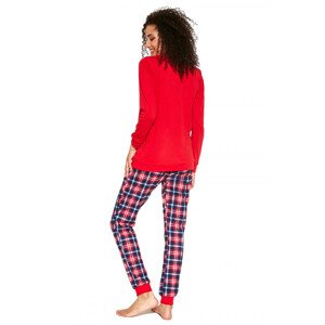 Dámské pyžamo   model 16175153 - Cornette Barva: Červená, Velikost: XL