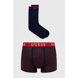 Set boxerek a ponožek U1BG01K6YW1 - P70V - Červenomodrá - Guess červeno-modrá XL