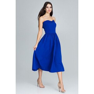 Dámské šaty model 16206702  královská modř M38 - Figl