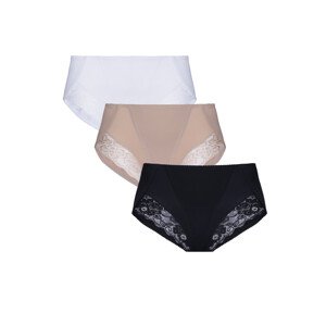 Eldar 3Pack Kalhotky Venus Black/White/Beige S