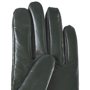 Semiline Dámské kožené antibakteriální rukavice P8202 Green XL
