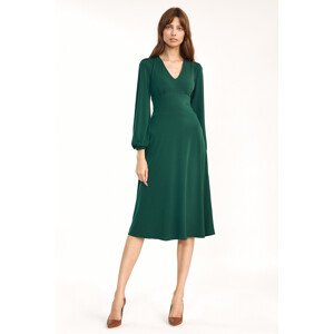 Denní šaty model 16975315  40 tmavě zelená - Nife