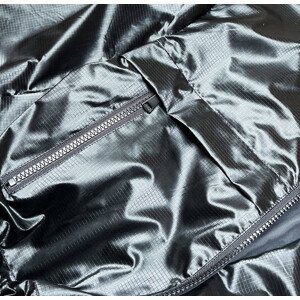 Tenká černá dámská bunda se stojáčkem (AG5-017) černá S (36)