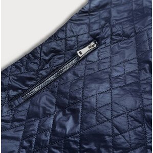 Tmavě modrá prošívaná dámská bunda (RQW-7009) tmavě modrá 48