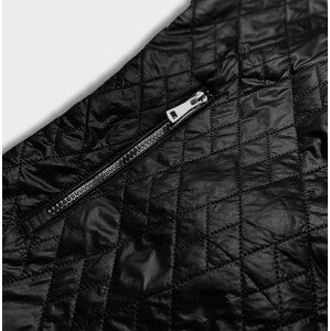 Černá dámská prošívaná bunda (RQW-7009) černá 48