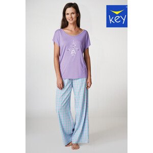 Dámské pyžamo LNS model 17057269 A22 lila M - Key