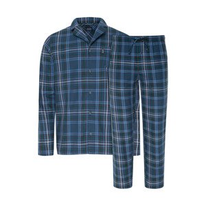 Pánské pyžamo 500334 - Jockey Velikost: XL, Barvy: modrá/zelené káro