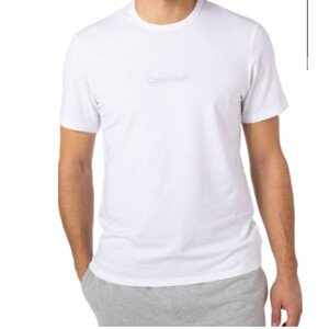 Pánské triko model 17069614 100 bílá  XL Bílá - Calvin Klein