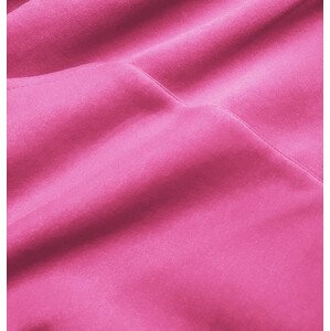 Růžová dámská dlouhá mikina (749ART) Růžová jedna velikost
