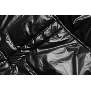 Černá/béžová dámská bunda (BH-2204) Béžová S (36)