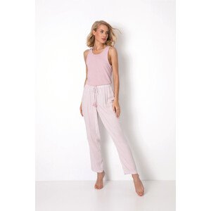 Dámské pyžamo Aruelle Vanessa Long sz/r XS-XL světle fialovo-růžová XL