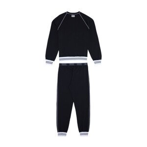 Pánské pyžamo A03892 - 0PCAF černá s bílou - Diesel XL černá s bílou
