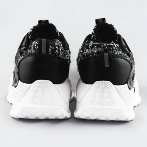 Černé dámské sportovní boty (7003) Barva: odcienie czerni, Velikost: XL (42)