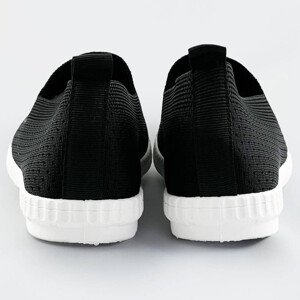 Černé ažurové tenisky (XA105) Barva: odcienie czerni, Velikost: XL (42)