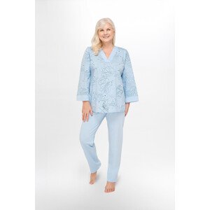 Dámské pyžamo model 17332044 - MARTEL Barva: Modrá, Velikost: 2XL