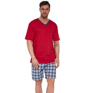 Pánské pyžamo model 17335115 Červená M - Cornette