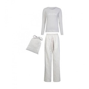 Dámské pyžamo QS6350E 1T6 - béžová - Calvin Klein XL Béžová
