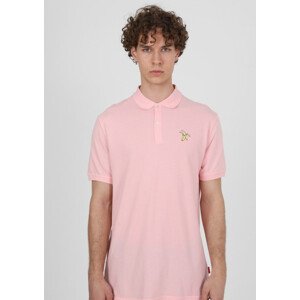 Pánské tričko model 17429929 Sv. růžová M - John Frank
