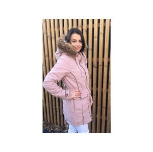 Dámská zimní bunda s kapucí 13200 - Urban Surface XL růžová
