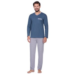 Pánské pyžamo model 17519293 BIG - Regina Barva: Modrá, Velikost: XXL