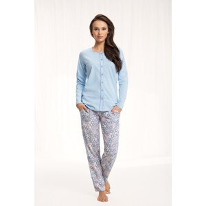 Dámské pyžamo model 17526655 3XL - Luna Barva: Modrá, Velikost: XXXL
