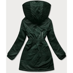 Zelená dámská bunda s kapucí (B8105-10) zielony XXL (44)