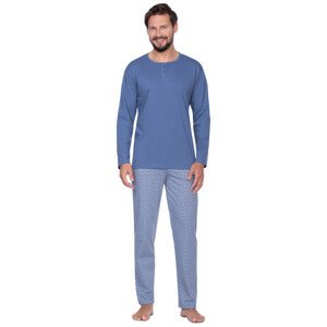 Pánské pyžamo model 17560503 BIG Modrá 2XL - Regina