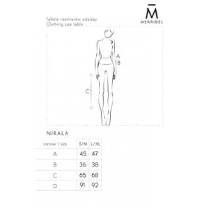 Hnědé šaty Nirala - Merribel L/XL