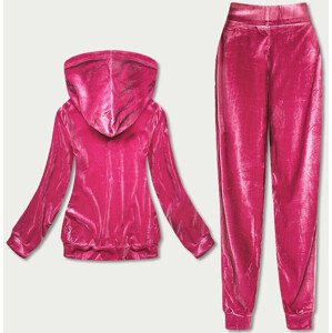Růžový velurový dres s aplikací (81217) Růžová L (40)