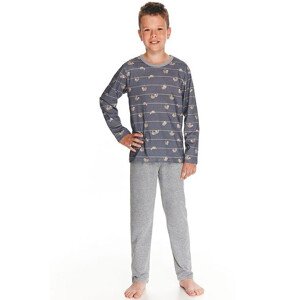 Chlapecké pyžamo Harry šedé s lenochody  122
