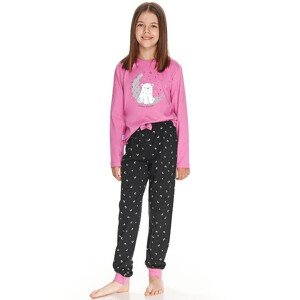Dívčí pyžamo růžové s  140 model 17627927 - Taro
