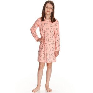 Dívčí noční košile lososová  104 model 17627938 - Taro