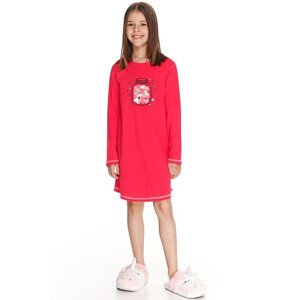 Dívčí noční košile Livia červená  104