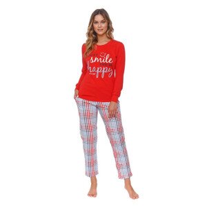 Dámské pyžamo Flow červené model 17627962 XL - DN Nightwear