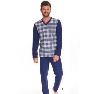 Pánské pyžamo  tmavě modrá 4XL model 17633609 - Taro