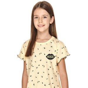 Dívčí noční košilka   model 17721221 - Taro Barva: Žlutá, Velikost: 116