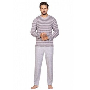 Pánské pyžamo Regina 589 Velikost: L, Barva: šedá