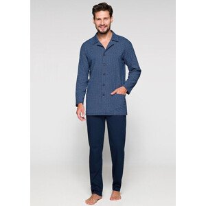 Pánské pyžamo Regina model 17739128 - Taro Velikost: XL, Barva: Modrá