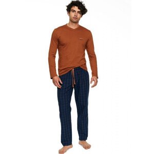 Pánské pyžamo model 17756530 Cihlová XXL - Henderson