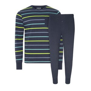 Pánské pyžamo   model 17779789 - Jockey Velikost: XL, Barvy: tm.modrá-zelená