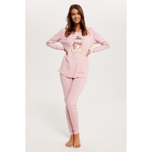 Dámské pyžamo Baula růžové s medvědem Barva: růžová, Velikost: S