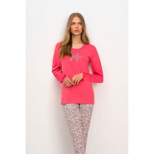 Vamp - Dámské pohodlné pyžamo 70071 - Vamp Barva: FRAGOLA, Velikost: XL