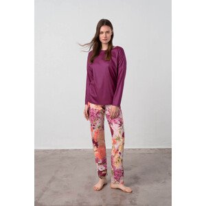 Dámské pyžamo Violetta model 17859459  fialovámix S - Vamp
