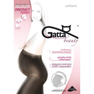 Dámské punčochové kalhoty Gatta Body Protect Cotton nero/czarny 5-XL