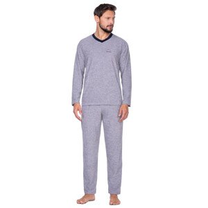 Pánské pyžamo model 17918171 grey plus  melanž XXL - Regina
